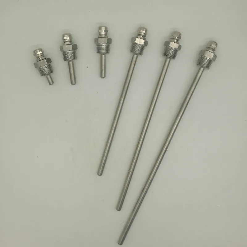 Thermowell из нержавеющей стали 304 1/2 &quotDN15 NPT Thirds датчики температуры тепловизор для