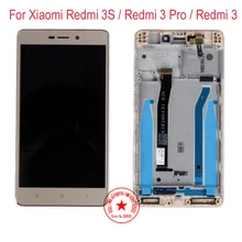 100% Tested Work Redmi 3s LCD Display Touch Screen Digitizer Assembly For Xiaomi Hongmi 3 Redmi 3 Pro Redme 3 Mobile Replacement
