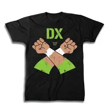 Monde adulte orl. D Deneration X DX Mains Noir T-shirt T-shirt Hipster Cool O Cou Hauts T-shirt Grande Taille