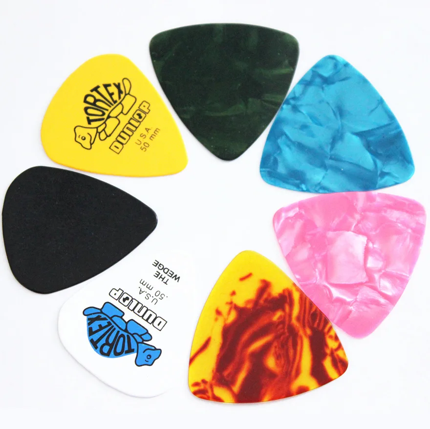 

4pcs/Lot thickness Vastness of the universe Star guitar picks pattern ukulele strap guitar parts Guitar Accessories