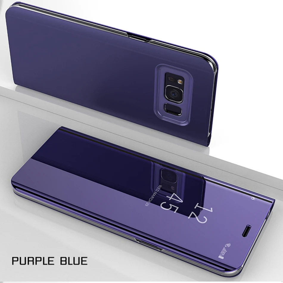 KISSCASE-Smart-Flip-Case-For-Samsung-Galaxy-S8-S9-Plus-Cover-Plating-Mirror-Leather-Cases-For(4)