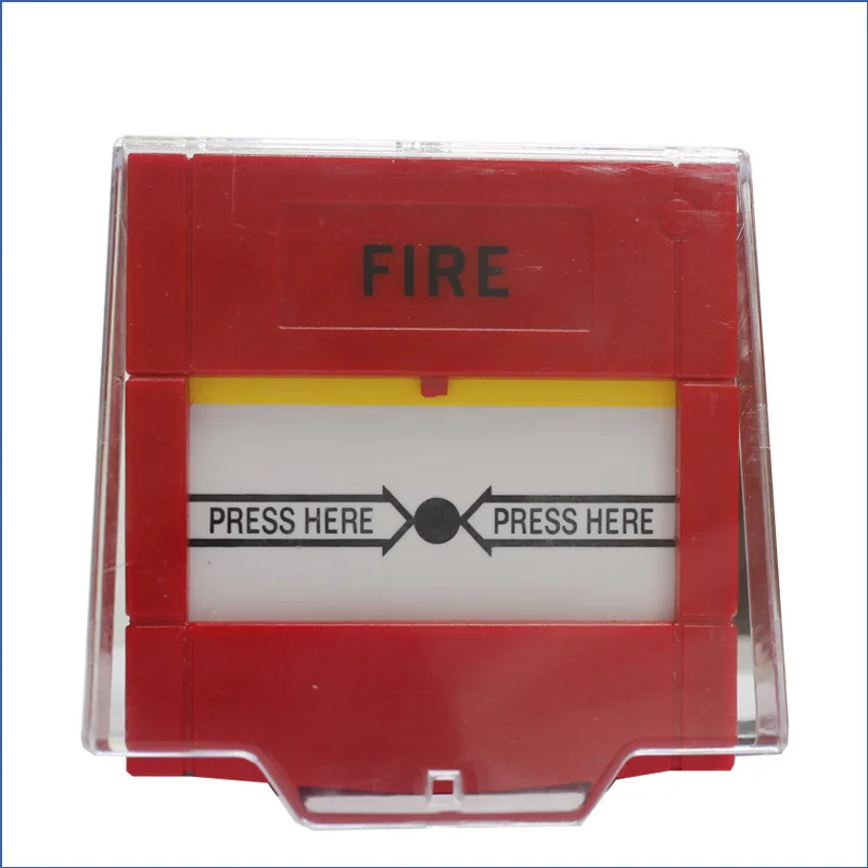 

2pcs/Lot Emergency Switch Fire Alarm button Conventional Manual Call Point Easy to press in emergency condition Reset by key