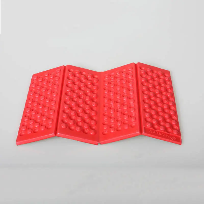 Складной напольный коврик портативный водонепроницаемый сиденье Подушка открытый парк - Цвет: red