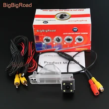 BigBigRoad Car Rear View Backup Parking Camera Night Vision For Citroen C4 AIRCROSS 2012 C4 SUV / Peugeot 4008 2011 2012 2013 защита абсорбера citroen peugeot d000000104 для citroen c4 седан 2013 2016