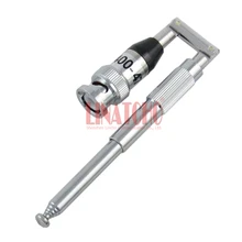 10 шт. Металлическая телескопическая 400-470 МГц портативная uhf радио антенна двухсторонняя радио антенна bnc