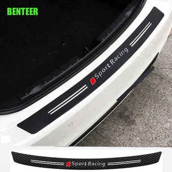 

Carbon fiber car rear sticker for Audi A3 A4 A5 A6 A7 A8 Q3 Q5 TT RS3 RS4 RS5 RS6