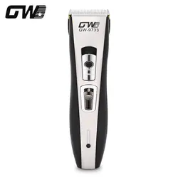 GW 220 В моющаяся Pro электрическая машинка для стрижки волос Триммер мощная Стрижка волос резка машина для укладки инструмента с 4