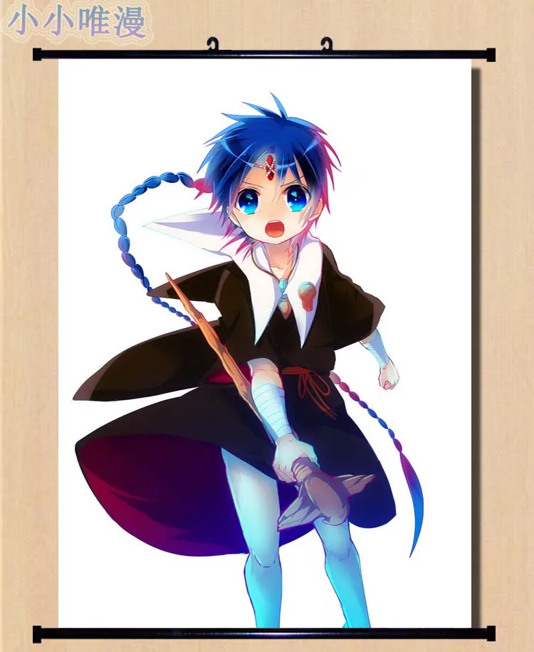 MAGI The Labyrinth of Magic Anime HD Print Wall Poster Scroll Home Decor Cosplay