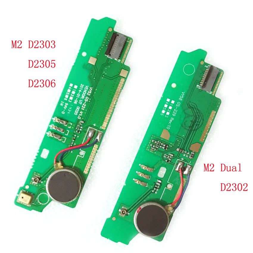 5 шт. микрофонная плата с вибратором для Sony Xperia M2 Aqua S50H D2303 D2305 D2306 &amp Dual D2302 |
