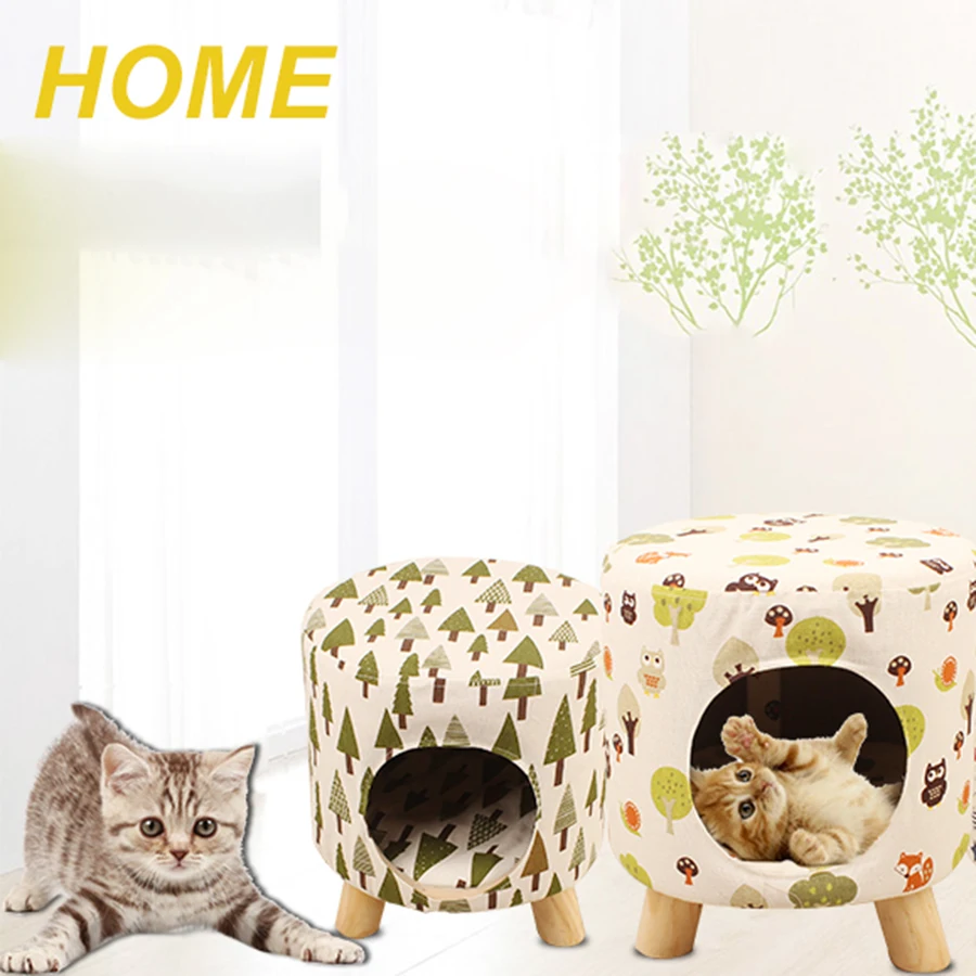 

Cats Multiple Styles Stool Nest Creative Soft Small Tents Dog Tray Coussin Chien Bed Cushions Pets Indoor Nurse Tools 60Z1277