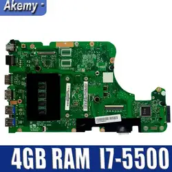 X555LA i7-5500 Процессор 4 Гб Оперативная память материнская плата REV3.3 для ASUS X555LA X555LD X555L F555L K555L W519L Материнская плата ноутбука Тесты 100% ОК