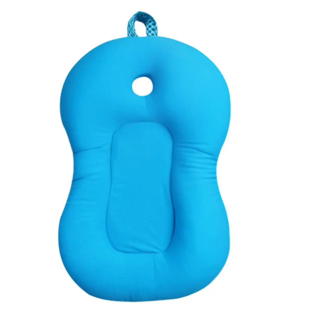 Портативная воздушная подушка для душа для младенцев, нескользящий коврик для ванной, безопасность для новорожденных - Цвет: M