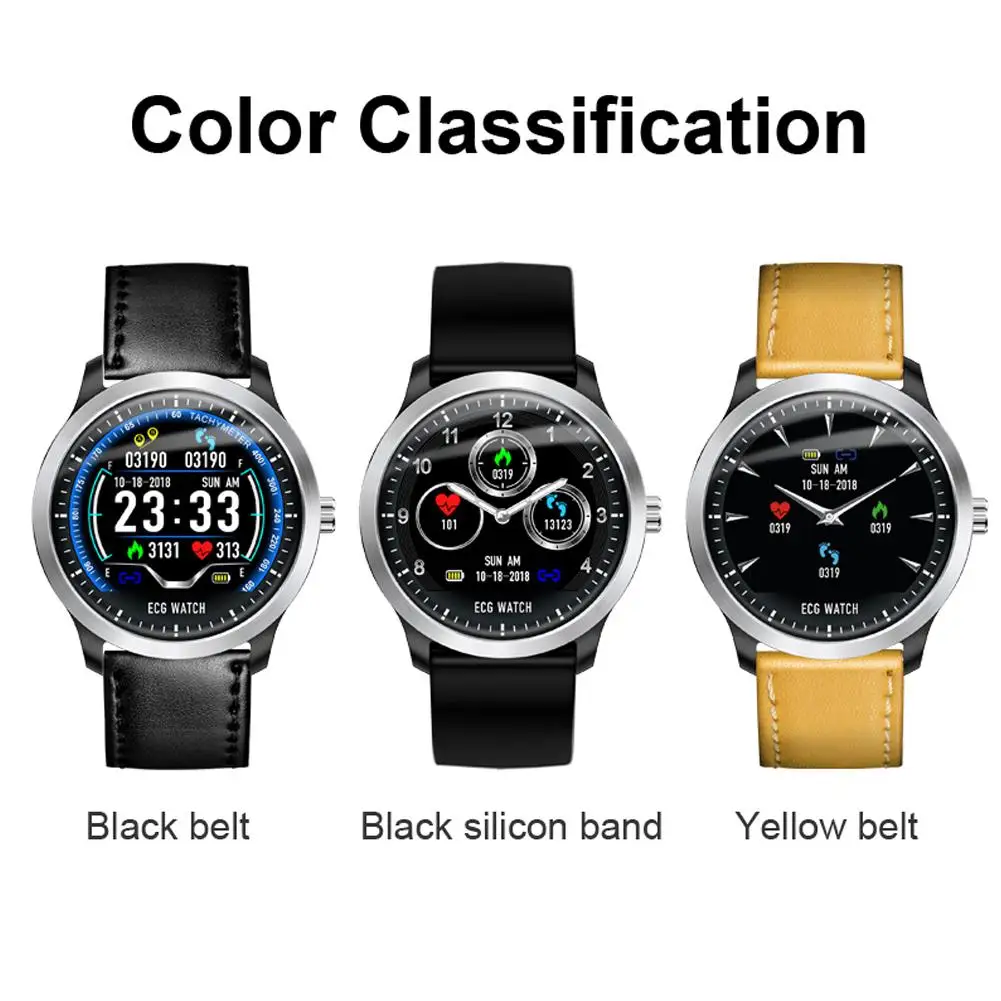 

BEESCLOVER Sports Bracelet Pedometer Smart watch N58 Smart Watch PPG ECG HRV Report Heart Rate Blood Pressure Test Monitor r25
