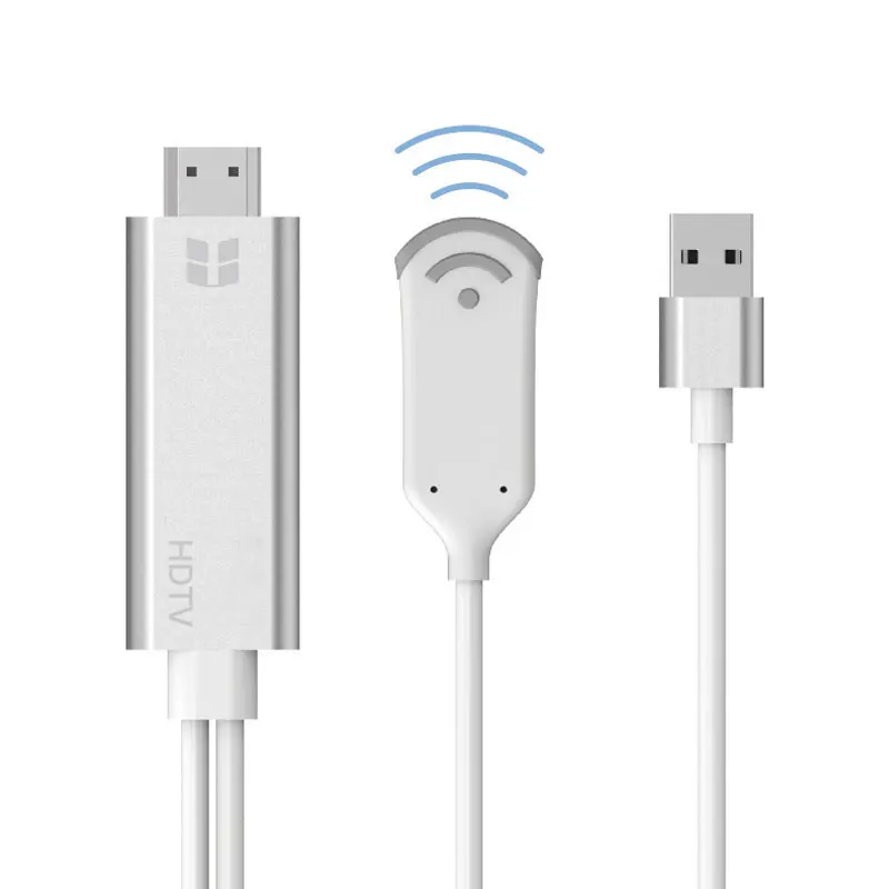2 4G WIFI экран приемник телефонный HDMI кабель 1080p для iPhone 6/6S/6 plus/7/7plus iPad Android Windows HDTV