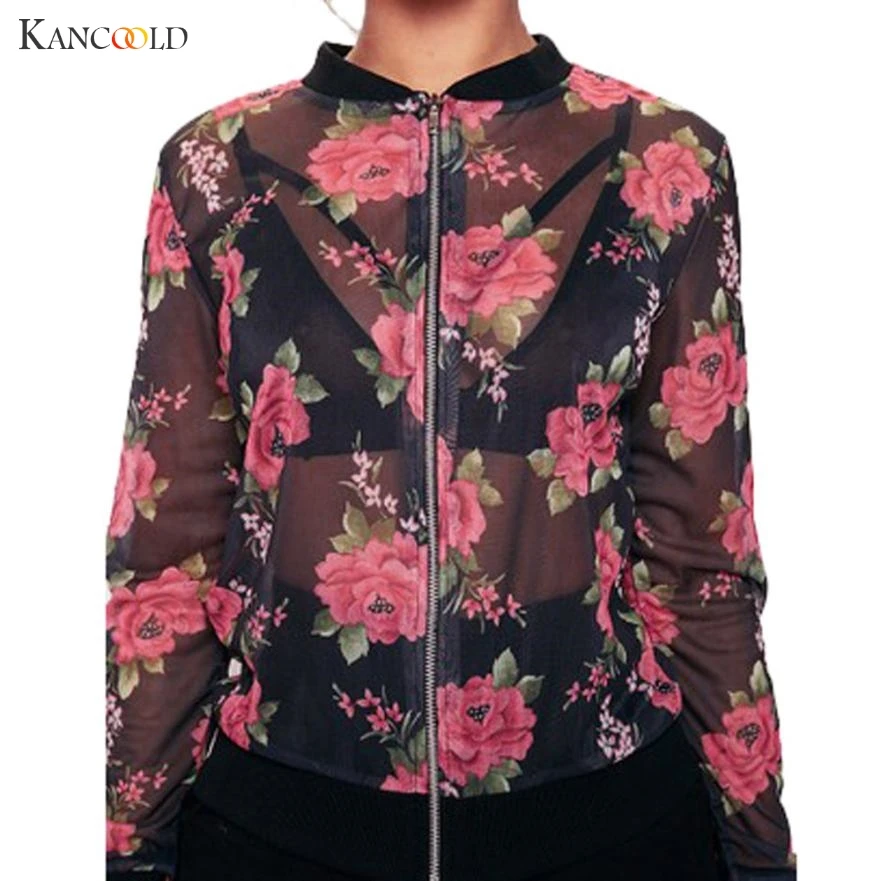 2017 Hot Pink bomber jackets Women coat cool basic down jacket Floral