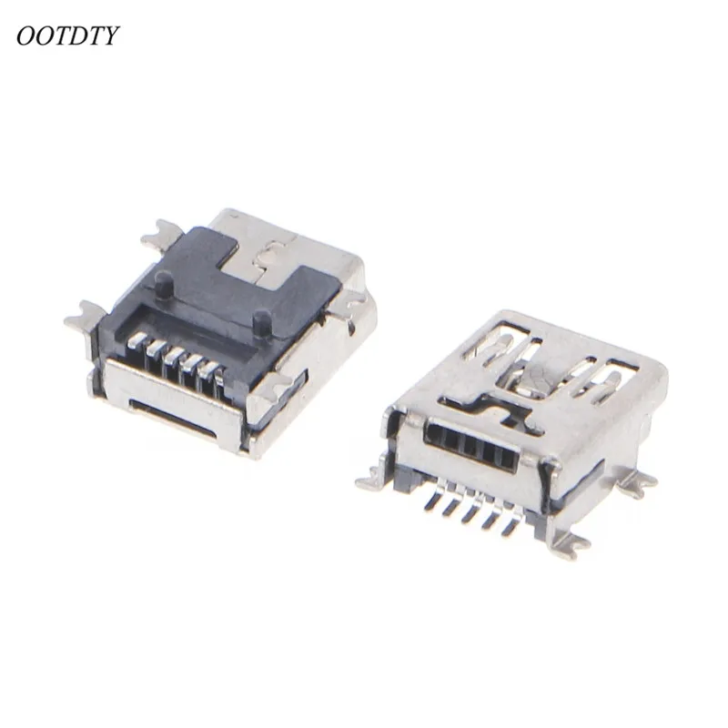 OOTDTY 10 шт. мини USB Type B 5 контактный гнездовой разъем для зарядки мобильный