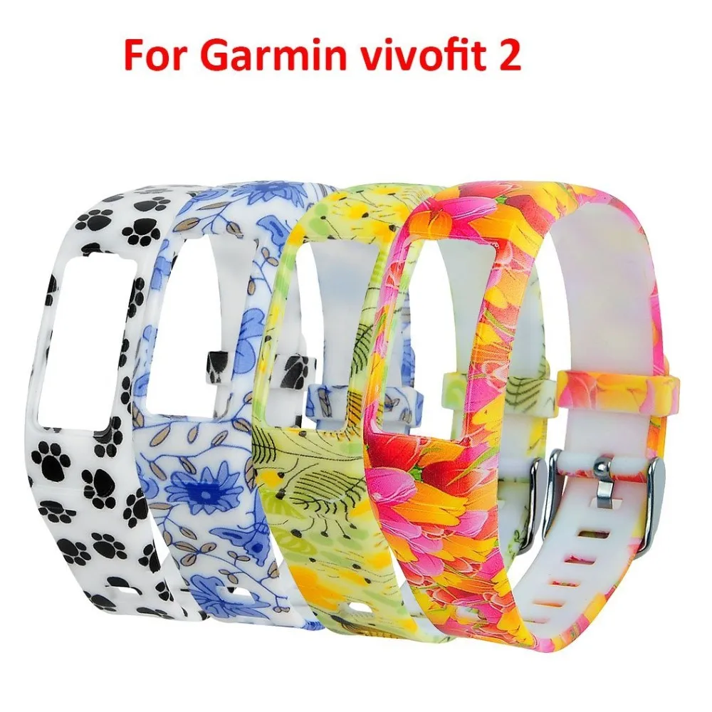 JM2GJHS) 7 шт./лот PY-0I20 мягкий силиконовый сменный Браслет для Garmin Vivofit 2, Garmin Vivofit 2 фитнес-браслет