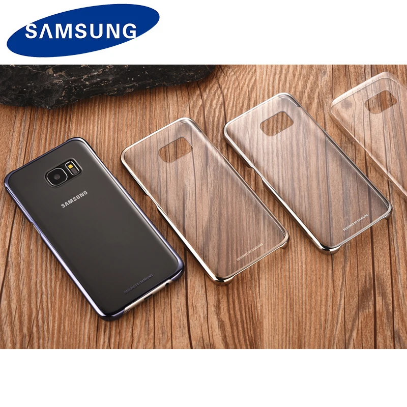 

Samsung Original Phone Case For Samsung Galaxy S7 G930 S7 Edge G935 Shockproof Coque Transparent Back Hard shell