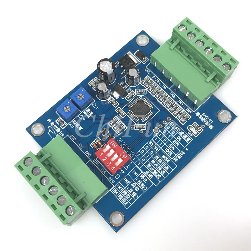 SAC V1 контроллер шагового двигателя/импульсный генератор|stepper motor controller|stepper