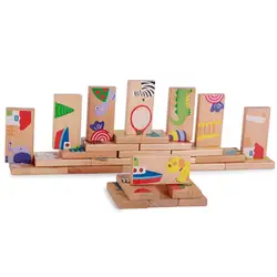 Шт. деревянные головоломки игрушки игры милые подарки для детей Детские разноцветные животные домино мультфильм Монтессори Ранние
