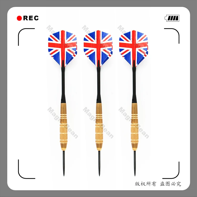 Steel Tip Aluminum Shaft Brass Barrel Darts 3 pieces/set 20g  Replaceable Dart Tip ; 2BA Thread
