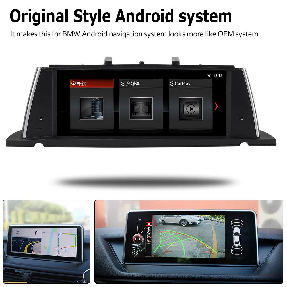 Cheap Car Android Touch Screen Multimedia Player Stereo Display navigation GPS For BMW 5 Series F10 F11 NBT 2013~2016 Audio Radio 4