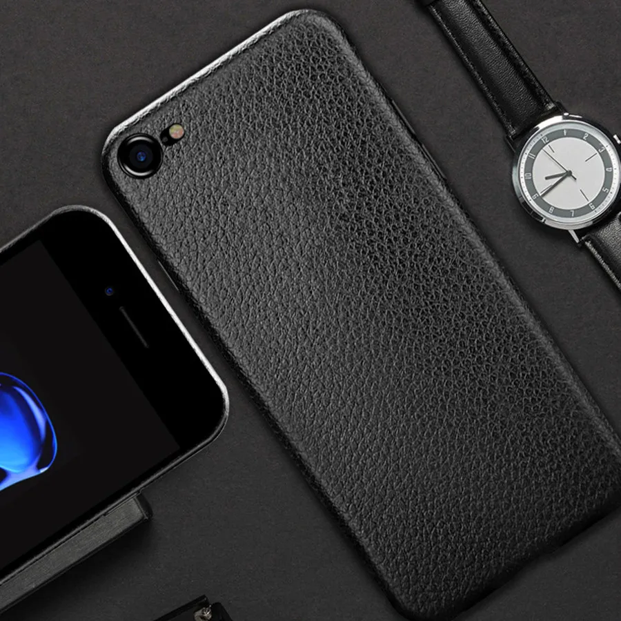 

Leather Pattern Cover Cases Fundas for iPhone 7 Plus X 5 5S SE 6 8 Plus Case Cover Soft Silicon TPU Phone Back Case for iPhone 7