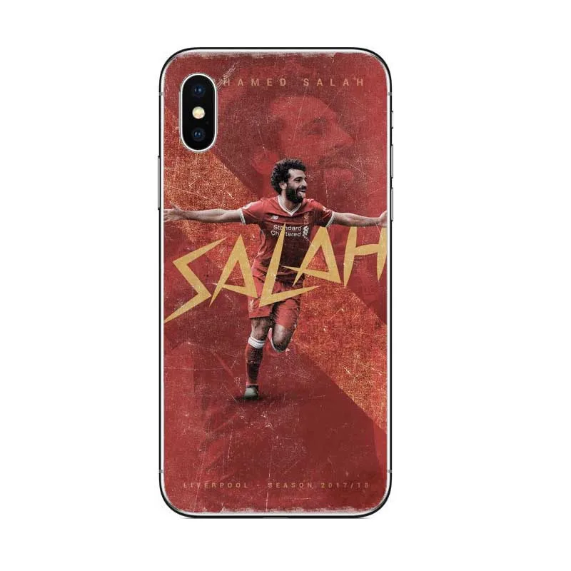 Египетский футболист Mohamed Salah King 11 Мягкие силиконовые Чехлы чехлы для телефонов