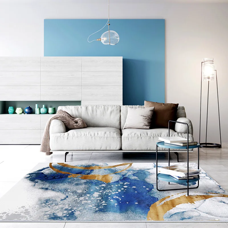 

Nordic Carpets For Living Room Home Modern Carpet Bedroom Sofa Coffee Table Rug Study Room Floor Mat Thick Polypropylene Rugs