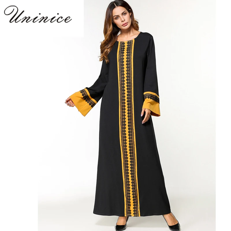 cotton women's maxi long dress