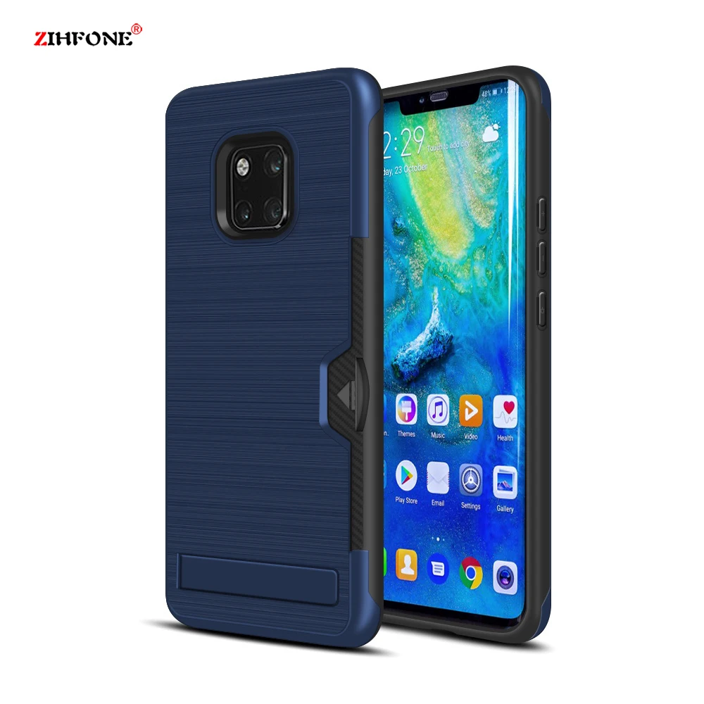 Fundas Luxury Cover Phone For Huawei Mate 20 Case Protect Anti fall Pro with card Pocket Capa |
