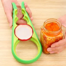 Four in 1 Useful Anti-slip Can Lid Screw Opener Bottle Opener for Beer Bottle Jar Opener Kitchen Cooking Devices Equipment