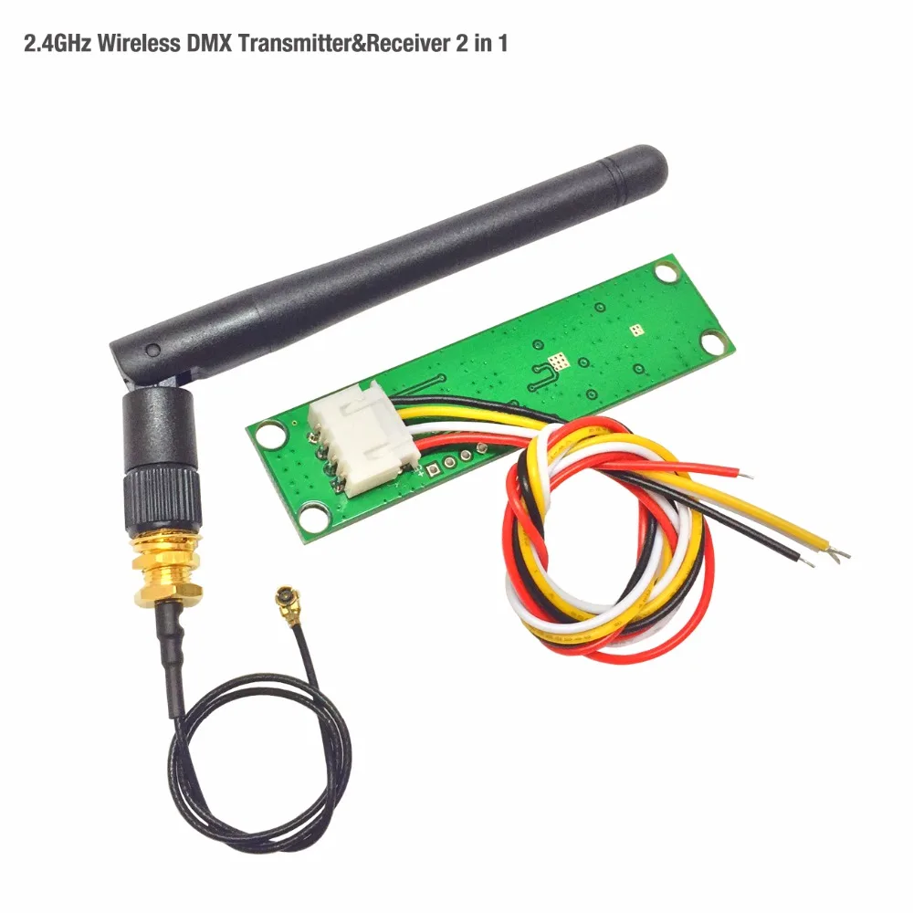 Transmisor inal/ámbrico DMX512 PCB m/ódulo placa LED controlador emisor receptor