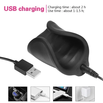 10 Speeds Men Penis Extend Vibration Trainer Glans Vibrator USB Charger Male Delay Training Sex Machine Adult Sex Toys for Men 5