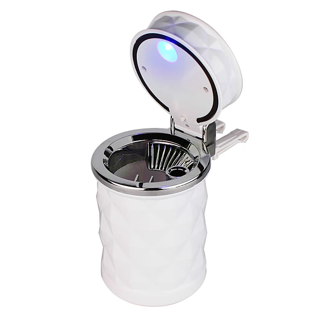 LED Lighting Auotomobile Air Vent Mount Car Ashtray cup Cigarette