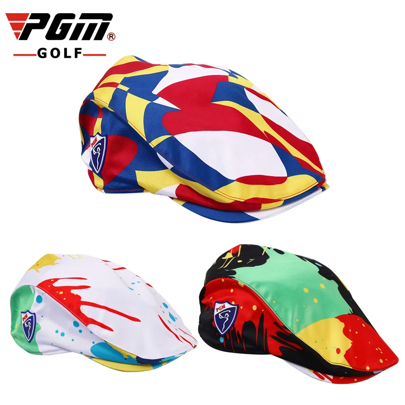 

PGM Golf Sports Caps For Women One Size Print Polyester Sunproof Breathable Summer Women's Berets Visors Caps