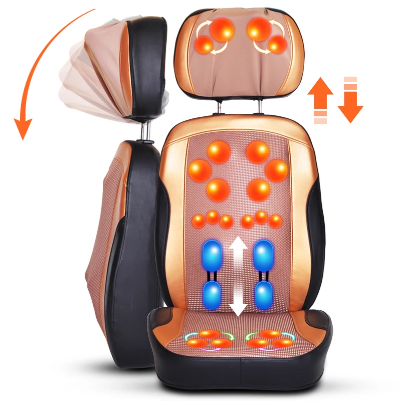 2015 NEW infrared heating massage cushion shiatsu massager cushion chair  electric tapping massage pillow kneading machine