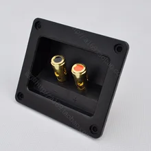 Speaker terminal box copper gold plated audio amplifier terminal diy accessories new arrival/Free Shipping