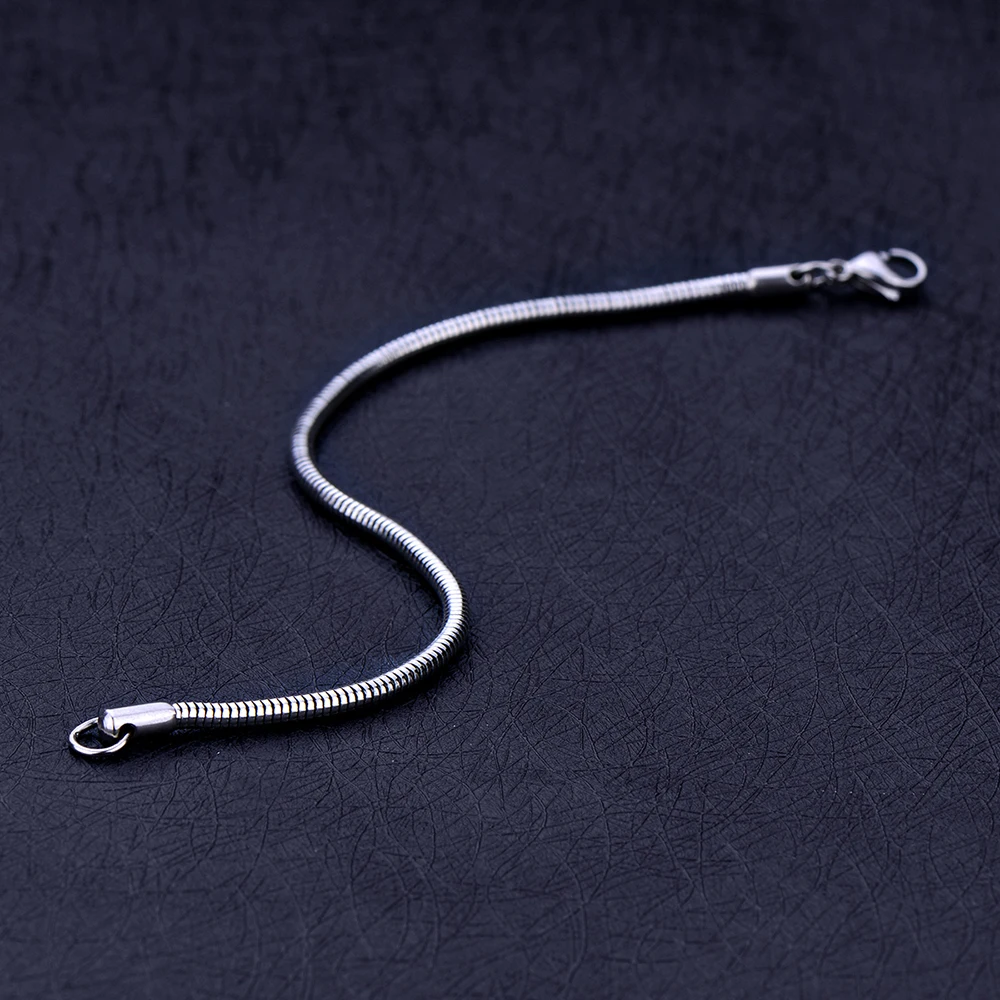 Цена, 3 мм, 4 мм, 316L, нержавеющая сталь, браслет-цепочка в виде змеи, модные вечерние ювелирные изделия для мужчин и женщин, Прямая поставка
