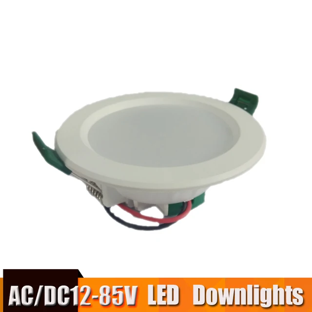 Led Panel Light Led Ceiling Downlight 12v 24v 36v 48v Recessed Round Lamp 18w 15w 12w 9w Led Lights For Home Kitchen Spot Light