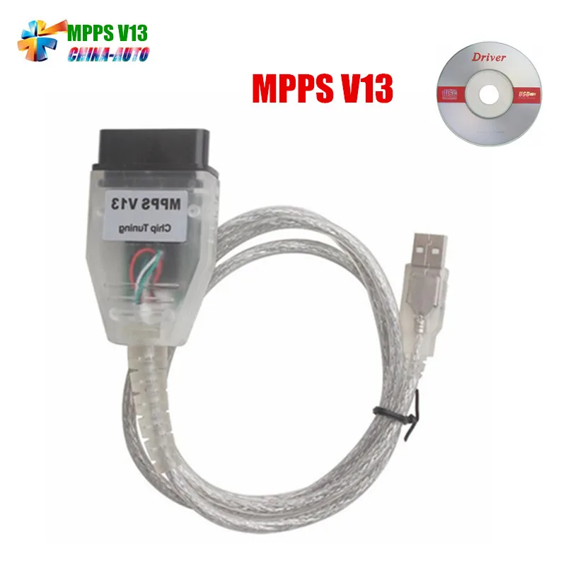 

For SMPS MPPS V13.02 V13 K CAN Flasher Chip Tuning ECU Programmer Remap OBD2 OBDII Diagnostic USB Interface - K+CAN free ship