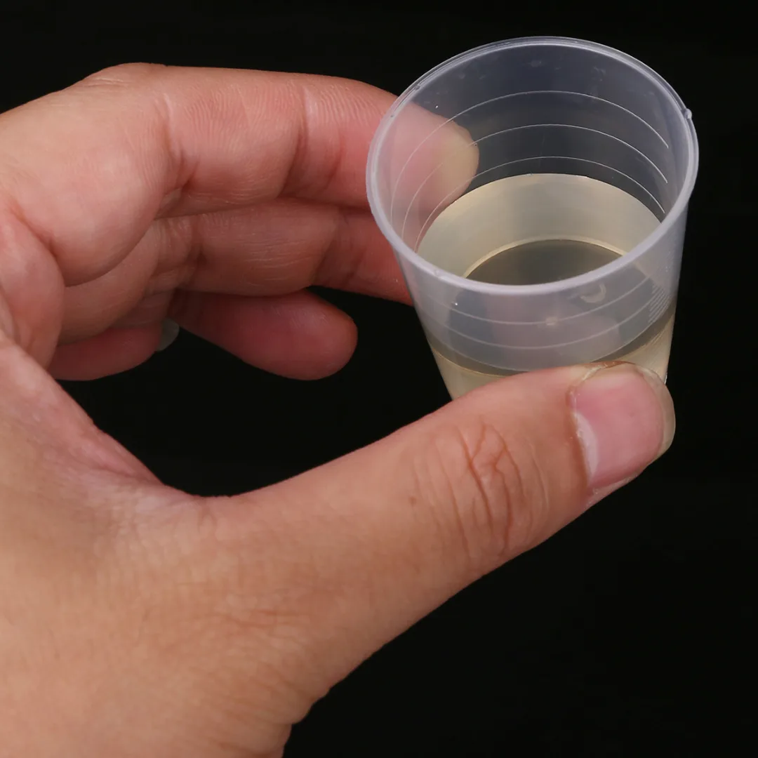 10pcs/50pcs/100pcs 30ml Transparent Plastic Measuring Cups Laboratory Kitchen Disposable Liquid Measure Pot Container