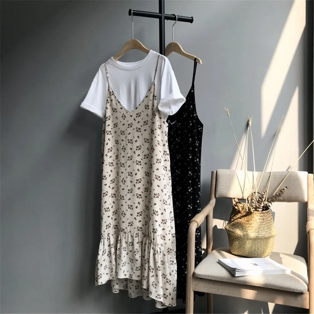Sexy Beach V Neck Dress 2018 Summer Vacation Loose Dress Casual Vestidos Strapless Women Bow Dresses Boho Vintage Maxi Dress (5)