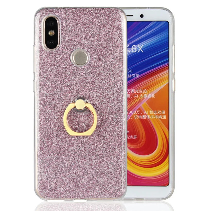 Блестящий чехол для Xiaomi Redmi 6 6A 4 4A 4x 3X 3 3S 5a Pro Чехол Note 7 5 5A Prime 4x4 2 S2 Y2 Y1 плюшевый