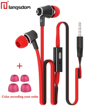 

Original Langsdom JM21 In-ear Wired Control Headset Super Bass Stereo Earphone With Microphone For Phone Computer Mp3 Music Play