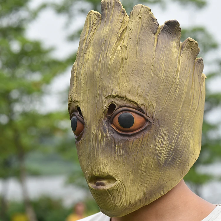 

Halloween Cosmetic Tree Man Latex Mask Galaxy Guard Terror Performance Projects