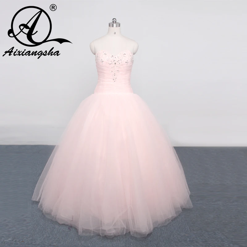 

2018 Luxurious Two Piece Crystals Ball Gown Quinceanera Dresses Organza Pleat Floor-Length Vestidos De 15 Anos Sweet 16 Dresses