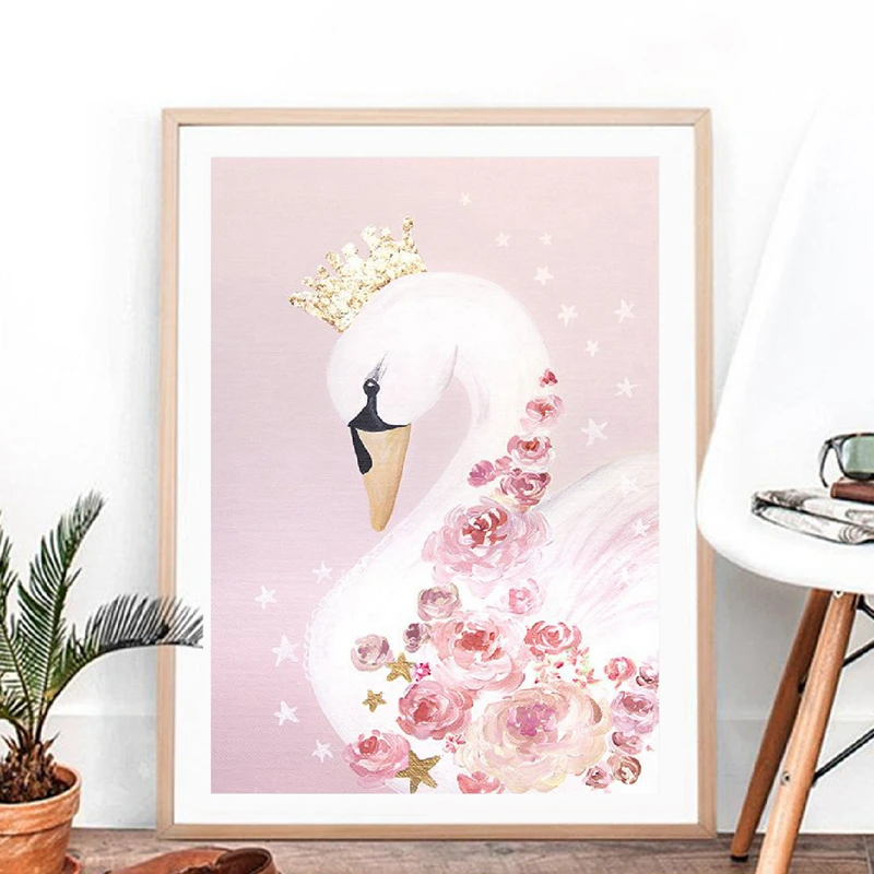 Swan Princess Canvas Prints