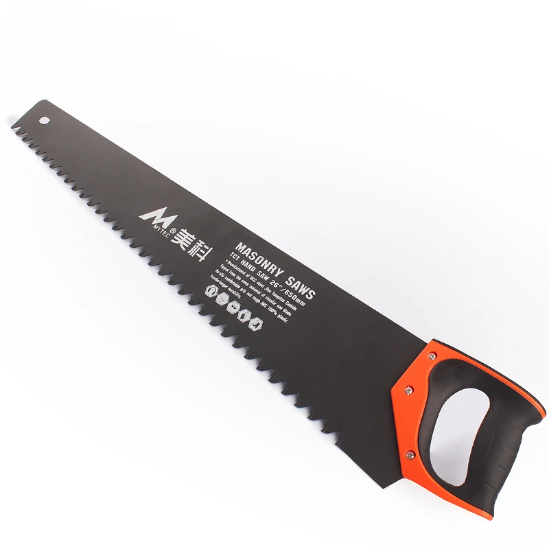 26 inch Masonry Saw Tungsten Carbide Tipped Light-Weight Brick Cutting Hand Saw Construction Tools masonry