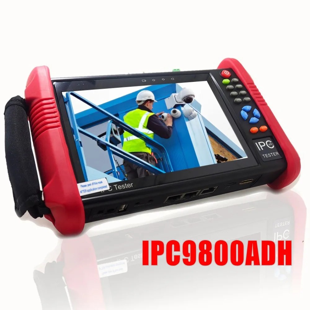 

Wanglu 7 Inch 4MP IP Camera Tester IPC9800ADH CCTV Monitor 8MP TVI CVI 5MP AHD CVBS Security Camera Tester with WIFI POE Out